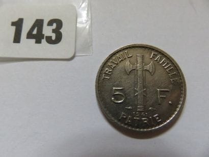 France - État français - 5 Francs Pétain...