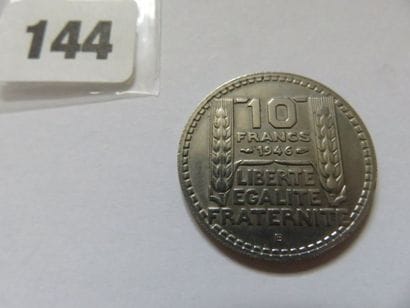 France - 10 Francs Turin, grosse tête 1946...
