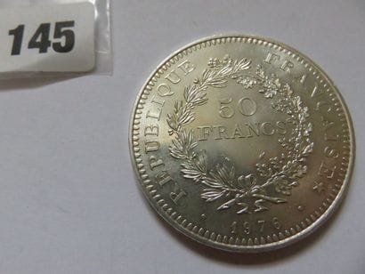 * France - 50 Francs Hercule 1976 (argent)...