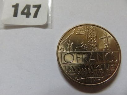 France - 10 Francs Mathieu 1985 (Cu-Ni-Al)...