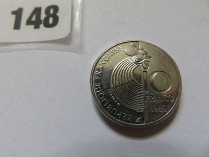 France - 10 Francs Schuman 1986 (nickel,...