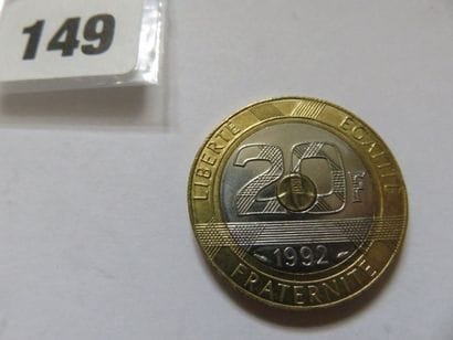 France - 20 Francs Mont Saint-Michel 1992...