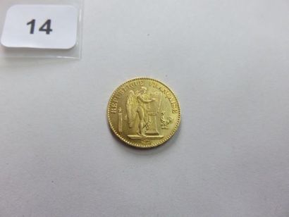 20 Francs or Génie 1875 A TTB+ à SUP