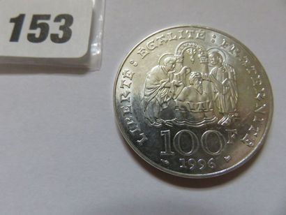 France - 100 Francs Clovis 1996 (argent)...