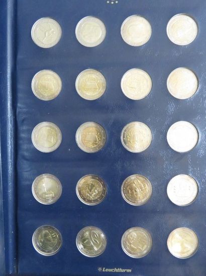 Euros - Collection de 21 monnaies de 2 Euros...