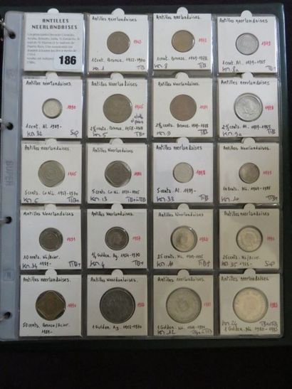 Collection de 30 monnaies, avec 21 monnaies...