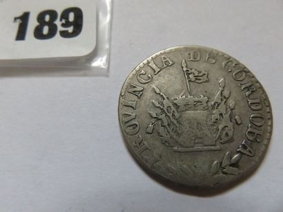 Argentine - Cordoba - 2 Reales 1845 (argent,...