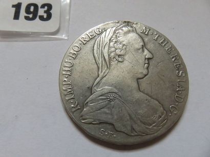 Autriche - Thaler de Marie Thérèse 1780 SF...