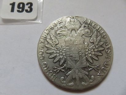 Autriche - Thaler de Marie Thérèse 1780 SF...