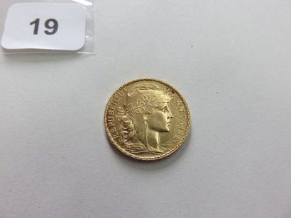 20 Francs or Coq 1905 TTB