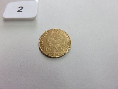 10 Francs or Coq 1909 (598 795 ex.) TB+