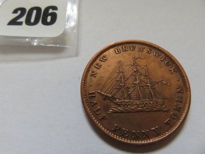 Canada - New-Brunswick - Half penny token...