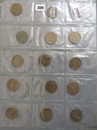 Chine - Collection de 27 monnaies de 10 Cash...