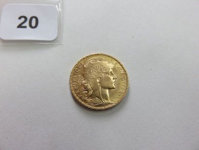 20 Francs or Coq 1906 TTB+ à SUP