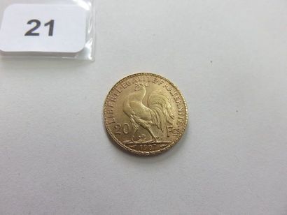 20 Francs or Coq 1907 TTB