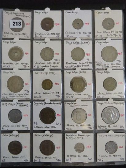 Congo (Congo belge, Ruanda-Urundi, République...