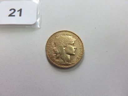 20 Francs or Coq 1907 TTB