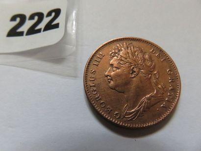Grande Bretagne - Farthing George IV 1825...