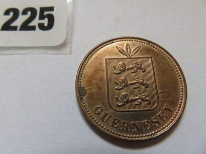 Guernesey - 4 Doubles 1868 (bronze, 58 000...