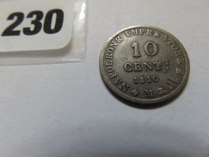 Italie - royaume de Napoléon - 10 Centesimi...