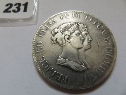 Italie - Principauté de Lucques et Piombino...