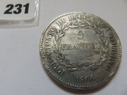 Italie - Principauté de Lucques et Piombino...