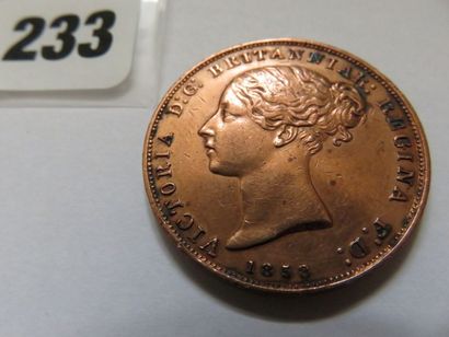 Jersey - 1/26 de shilling Victoria 1858 (cuivre,...