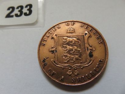 Jersey - 1/26 de shilling Victoria 1858 (cuivre,...