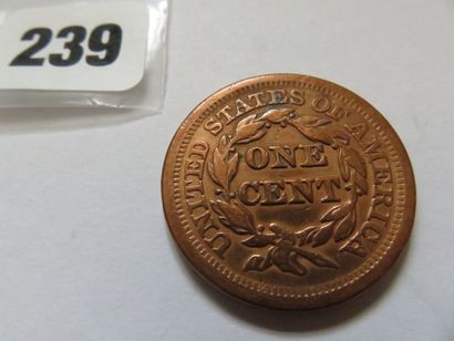 USA - 1 Cent 1851 (Cuivre, KM 67) TB+