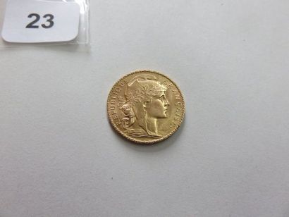 20 Francs or Coq 1908 TTB +