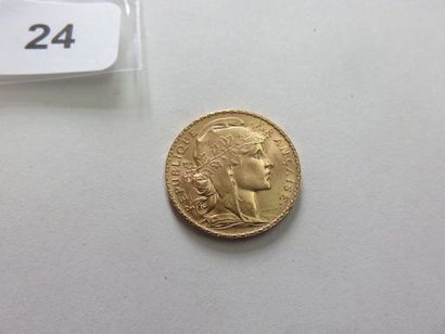 20 Francs or Coq 1909 TTB +