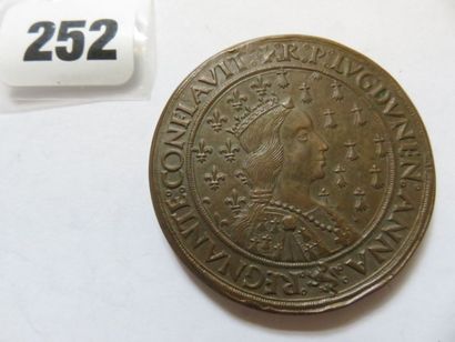 Médaille - Charles VIII et Anne de Bretagne,...