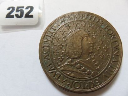 Médaille - Charles VIII et Anne de Bretagne,...
