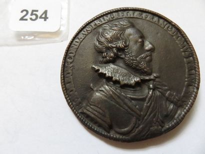Médaille - Henri II de Bourbon et Anne de...