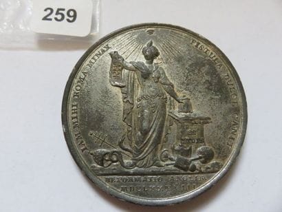 Médaille de Guillaume III d'Orange et de...