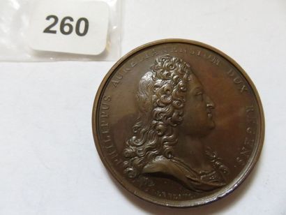 Médaille de Louis XV 1715 - Déclaration de...