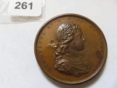Médaille de Louis XV 1716 - Bonheur et prospérité...