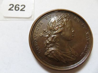 Médaille de Louis XV 1719 - Prise de Fontarabie...