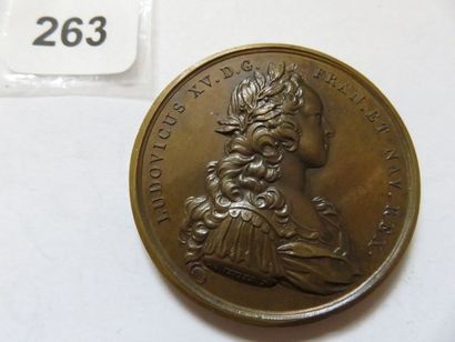 Médaille de Louis XV 1722 - La citadelle...