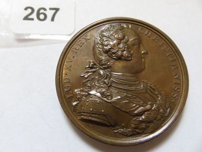 Médaille de Louis XV 1733 - Conquête du Milanais...