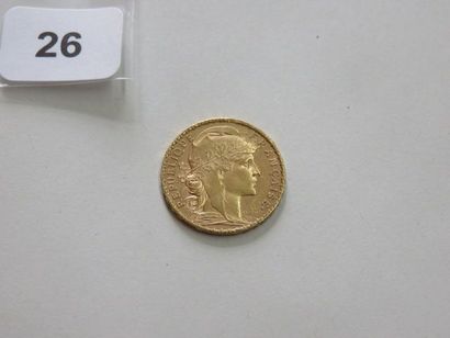 20 Francs or Coq 1910 TTB