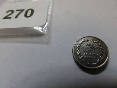 Médaille - Mort de Louis XVI - A/ Buste à...