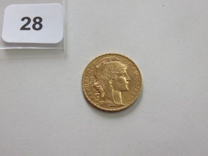 20 Francs or Coq 1911 TTB +