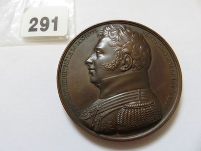 Médaille - Mort du duc de Berry 14 février...