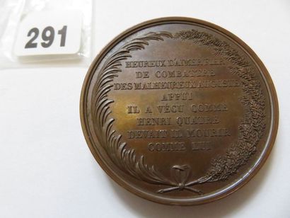 Médaille - Mort du duc de Berry 14 février...