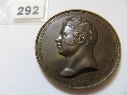 Médaille - Honneurs funèbres rendus au duc...