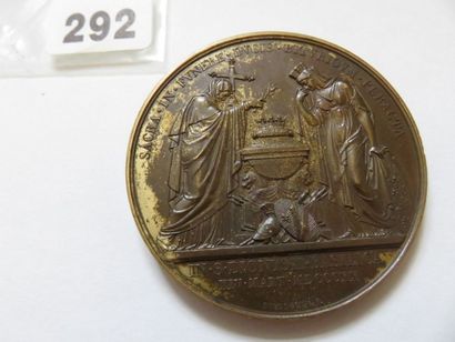 Médaille - Honneurs funèbres rendus au duc...