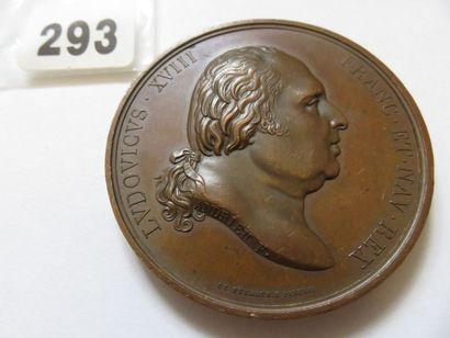 Médaille - Monument du duc de Berry à Versailles...