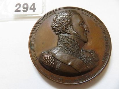 Médaille - Mort du Maréchal Suchet, 3 Janvier...