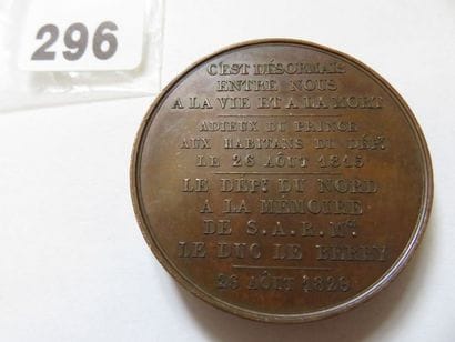 Médaille - Hommage du département du Nord...